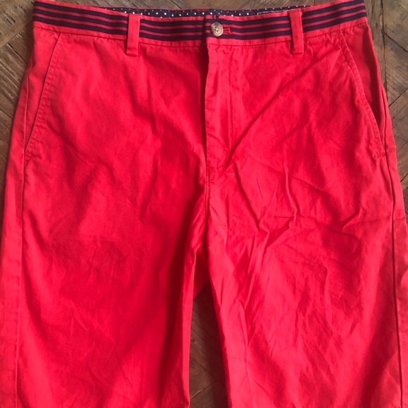 Vineyard Vines Red Khaki Shorts - Picture 8 of 9